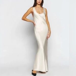Reformation Cream Maxi Dress